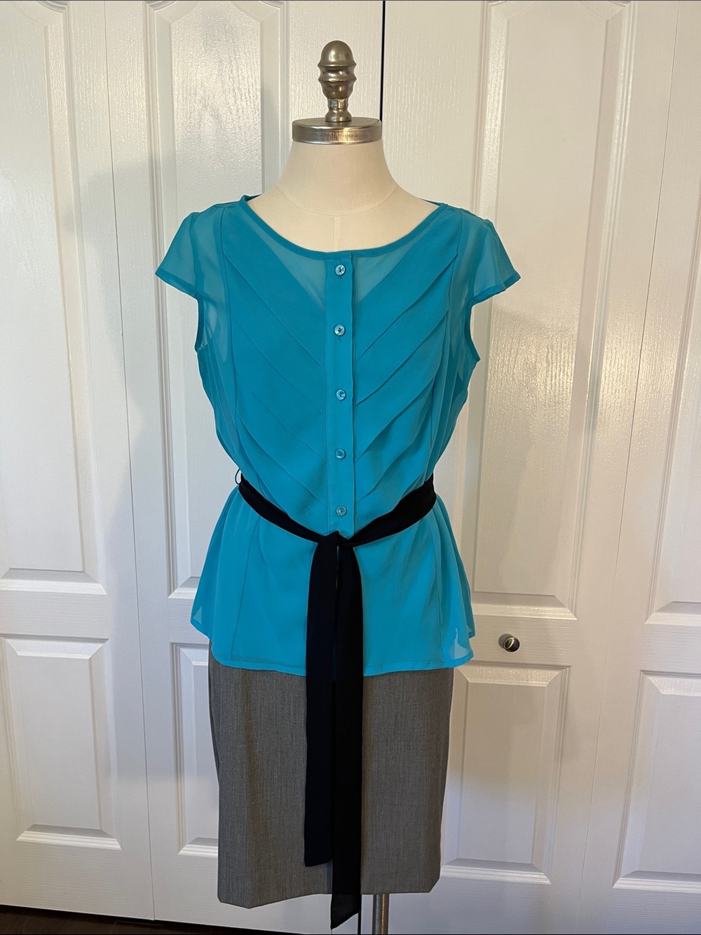 Two piece belted blouse set by East 5th